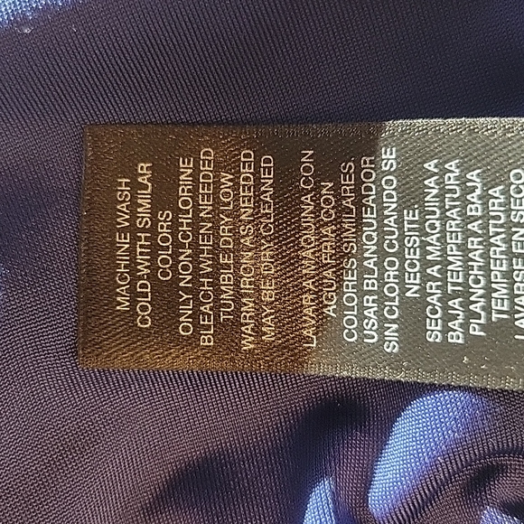 *White House Black Market Cobalt Blue Square Neckline w/ Ruched Front Design, S. - Picture 15 of 15